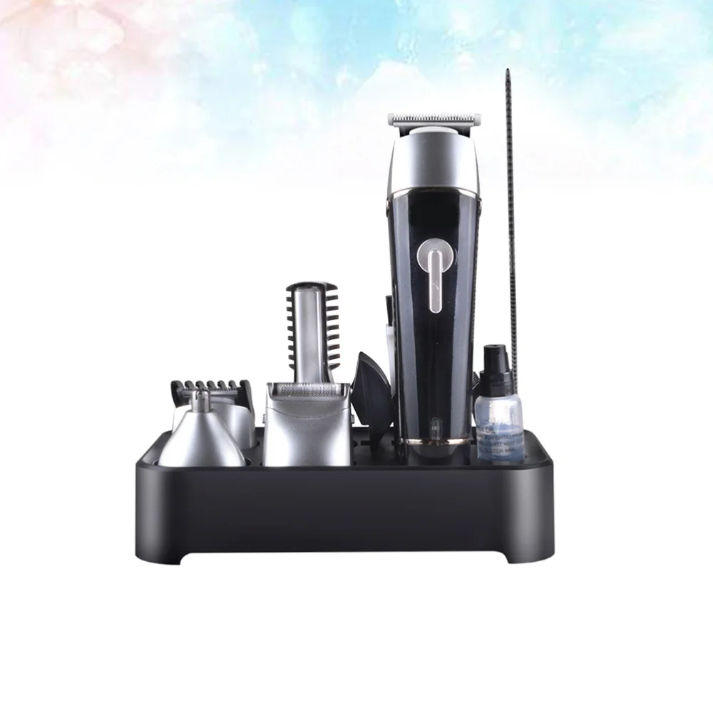 

Rechargeable Close Cut Hair Trimmer Cordless Body Grooming Kit for Men and Hair Cutting Clipper with Different Tool Bits (