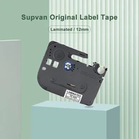 supvan 12mm laminated label tape multicolors ribbons with chip compatible for lp5120m lp5125m label printer
