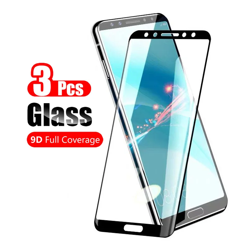 

Закаленное стекло 9D для Huawei Nova 2 Plus, Защитная пленка для экрана Huawei Nova 2, 2S, Nova2, Защитное стекло для всего экрана 9H, в упаковке 3 шт.