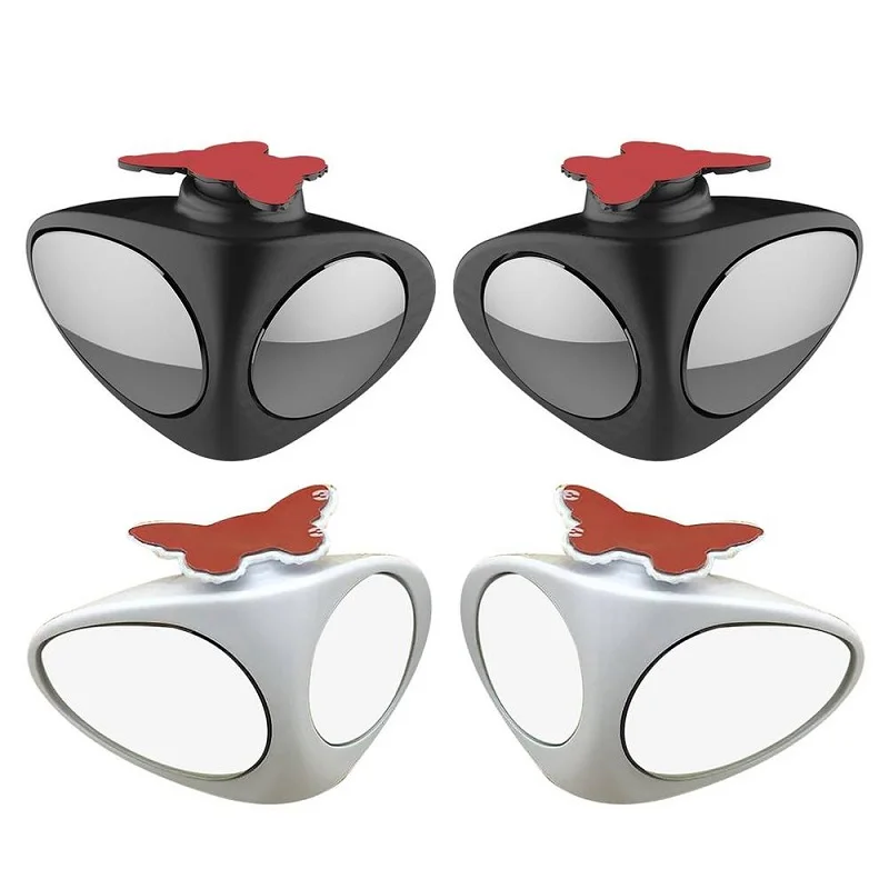 1-2 шт 2In1 360 градусов Универсальный Зеркало заднего вида пасты вращения