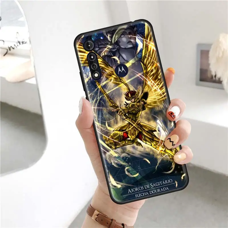 case for motorola moto g9 play g8 power lite one fusion plus e6s g stylus g30 g10 phone cover funda capa saint seiya knights free global shipping