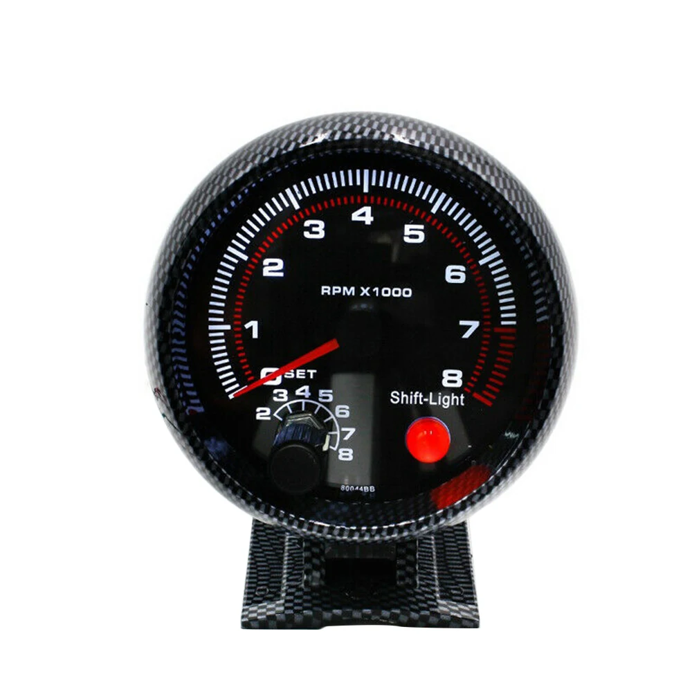 Универсальный 3 75 &quotтахометр измеритель частоты вращения с 7 светодиодный Цвета