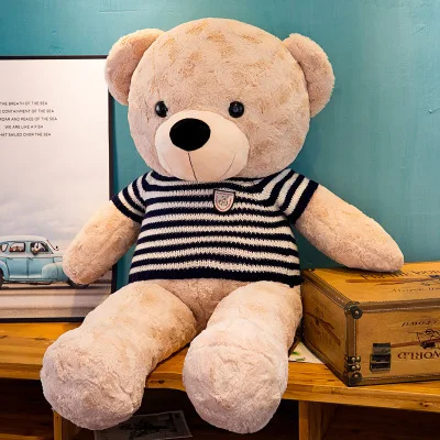

Big bow tie cuddle Bear Plush Toy Teddy Bear Doll Girl's birthday present