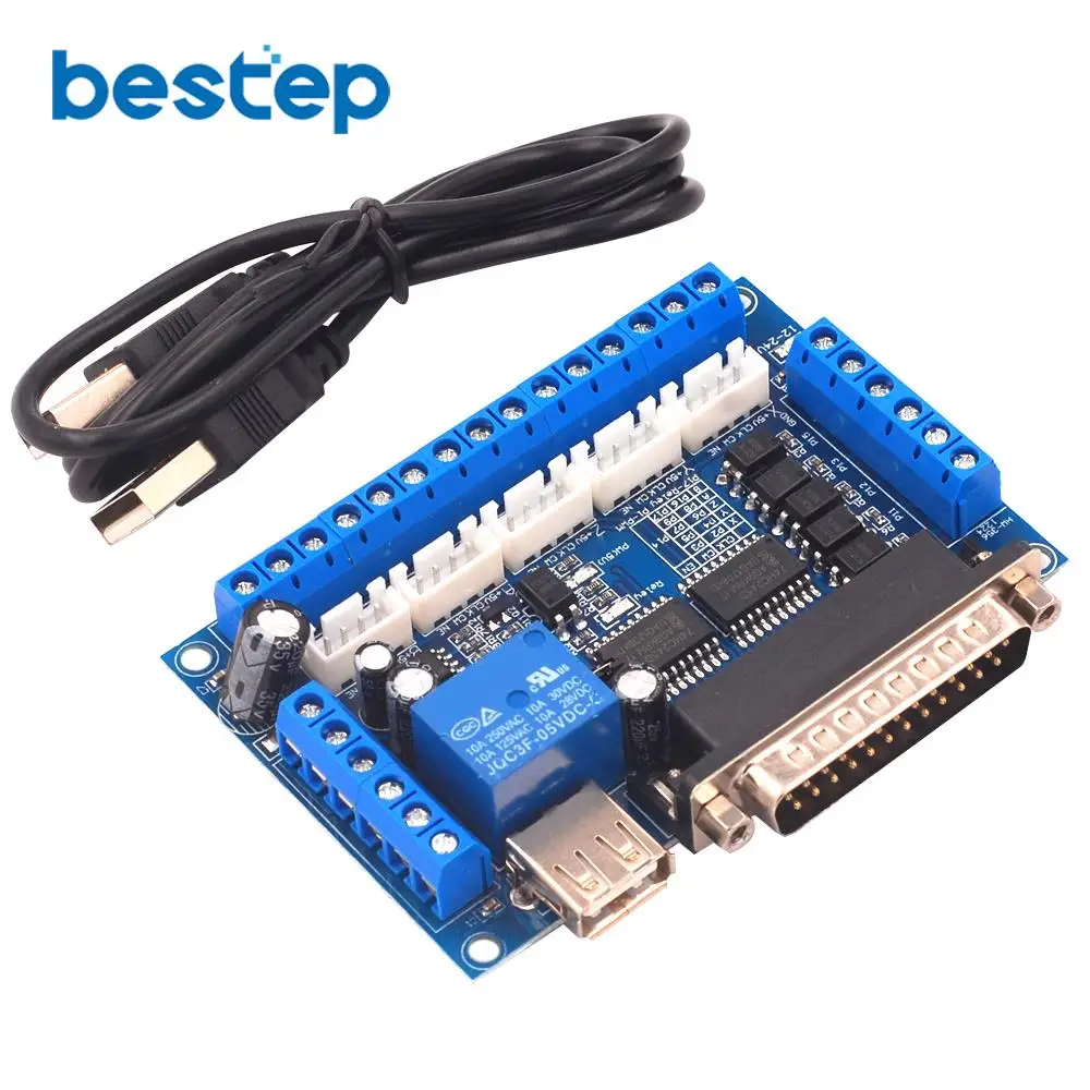 Гравировальная машина MACH3 5-осевая плата с ЧПУ оптическим соединителем