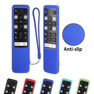 rc802v fur6 google assistant voice protector silicone remote control cover for tcl tv 40s6800 49s6500 55ep680 free global shipping