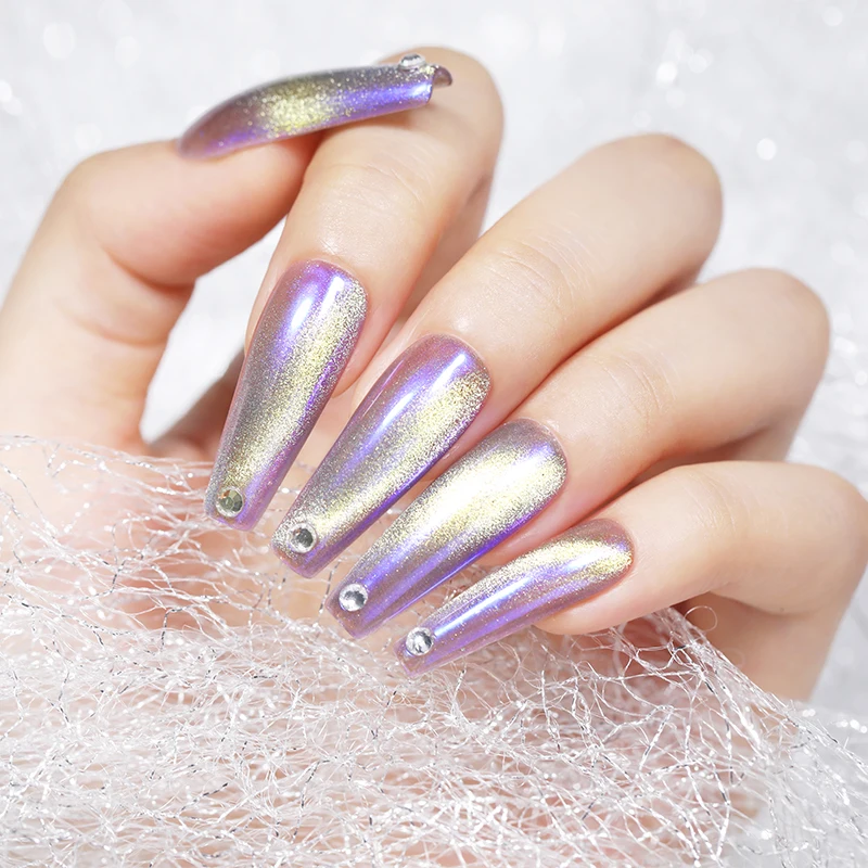 От BORN PRETTY Магнитный Гель лак для ногтей 6 мл Серебряная Snowlight кошка магнитный гель