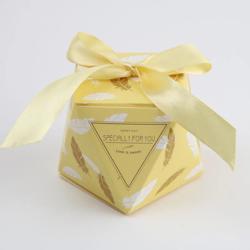 10 шт. коробка для конфет розового и синего цвета | Дом сад