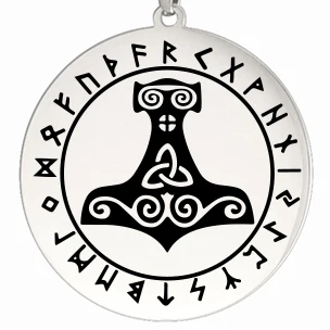 амулеты и талисманы Викинг норвежский Одина мьельнир узел для привлекательных