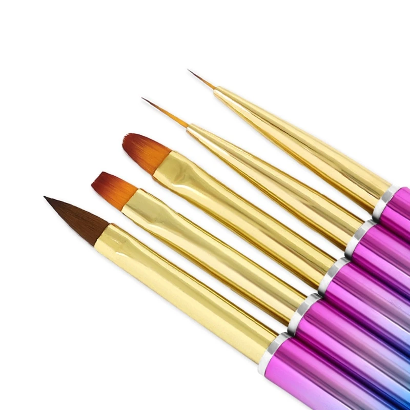 

5pcs Makeup Brushes Tool Set Cosmetic Powder Eye Shadow Foundation Blush Blending Beauty Make Up Brush
