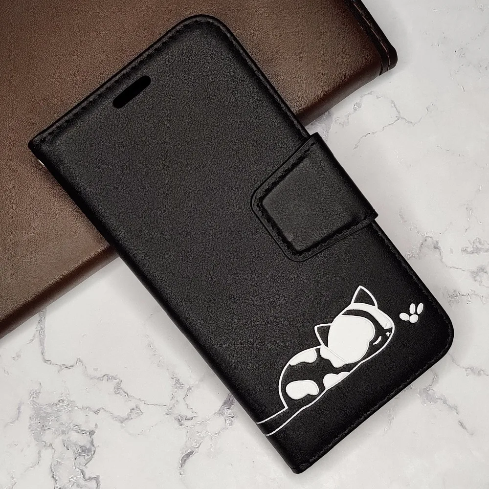Из искусственной кожи чехол-бумажник чехол для huawei Y6 Pro Y7 премьер- карты футляры на липучке для huawei Honor 8A Honor 10 20 Lite, флип-чехол с функцией подставки