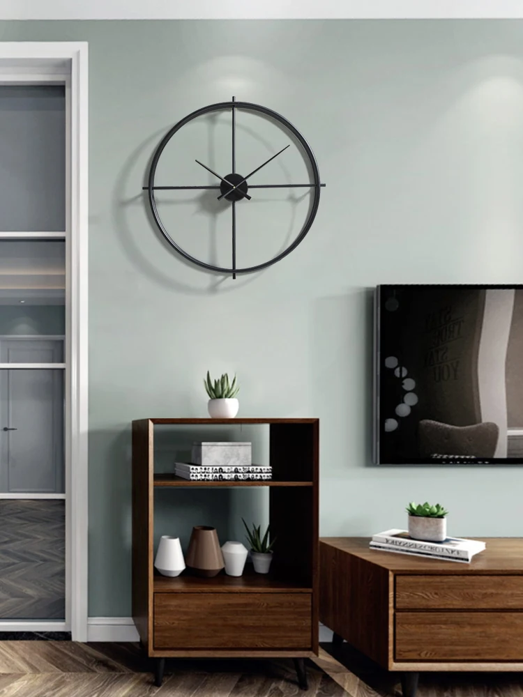 

Creative Watch Wall Clock Living Room Light Luxury Personality Fashion Modern Nordic Wall Watch Household Minimalist Clock