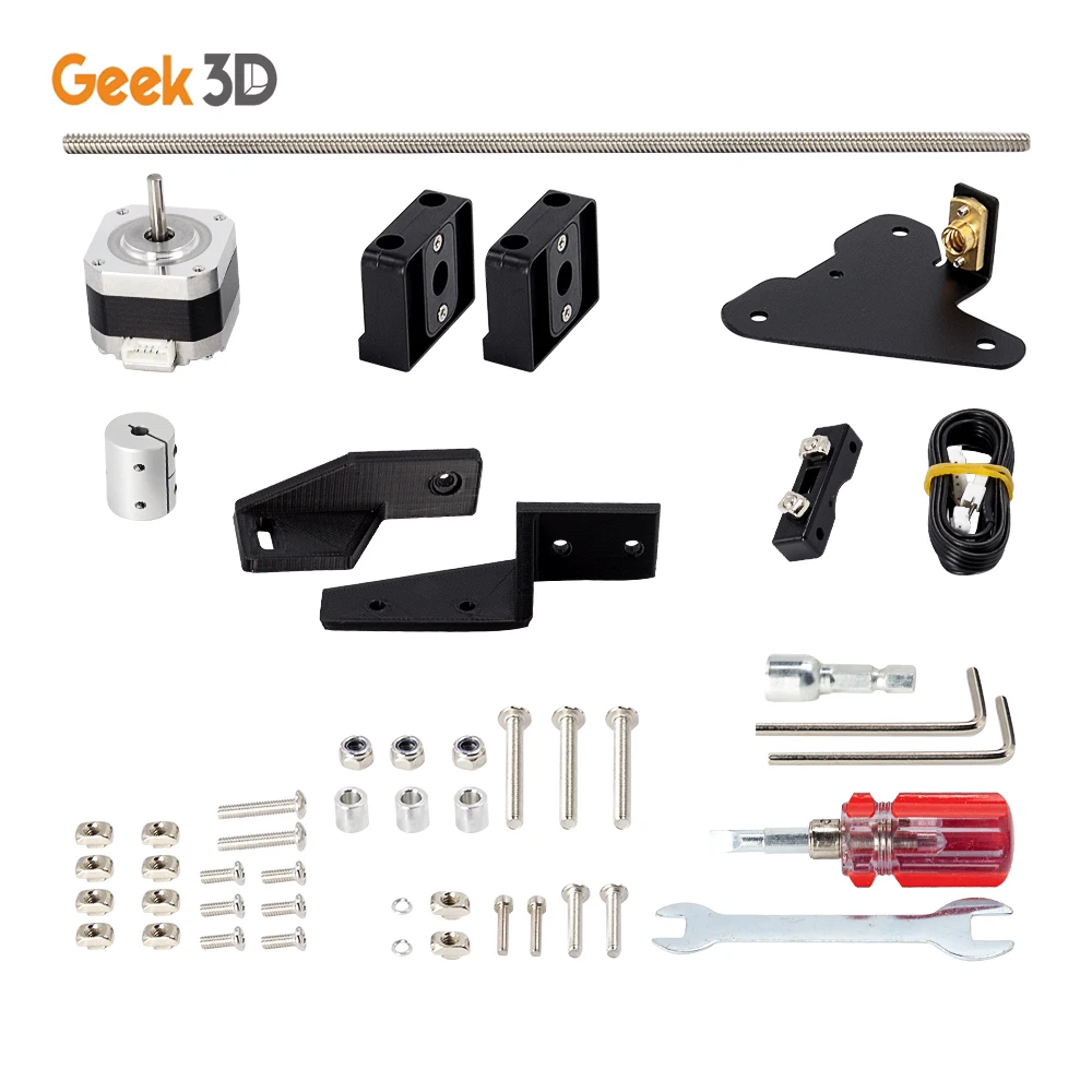 

Impressora 3d Ender 3 Pro Dual Z Axis Lead Screw Upgrade Kits для Creality CR10 Ender 3 Pro Аксессуары для 3D-принтера