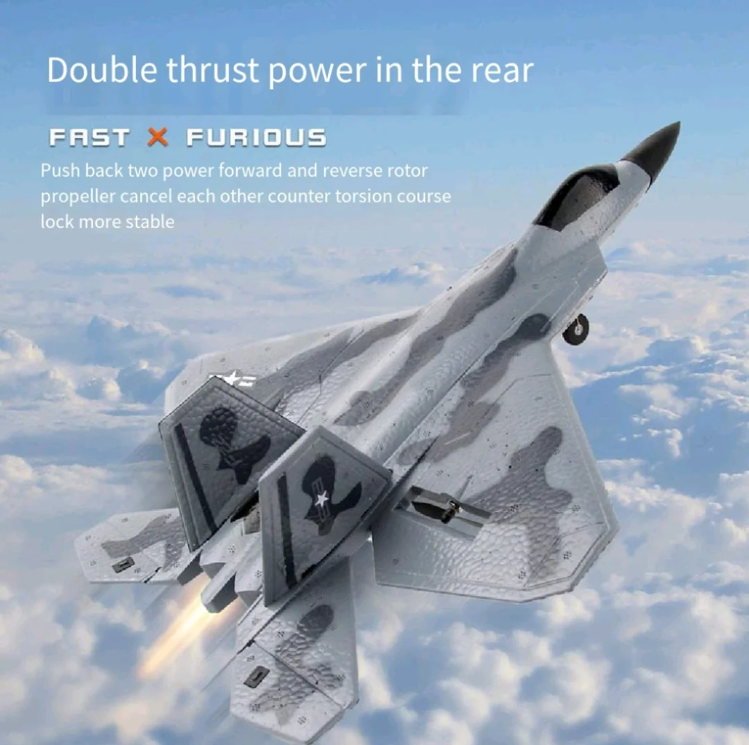 Летательный аппарат F35 F22 Fighter 2 4G 4CH EPP радиоуправляемый самолет 315 мм летательный
