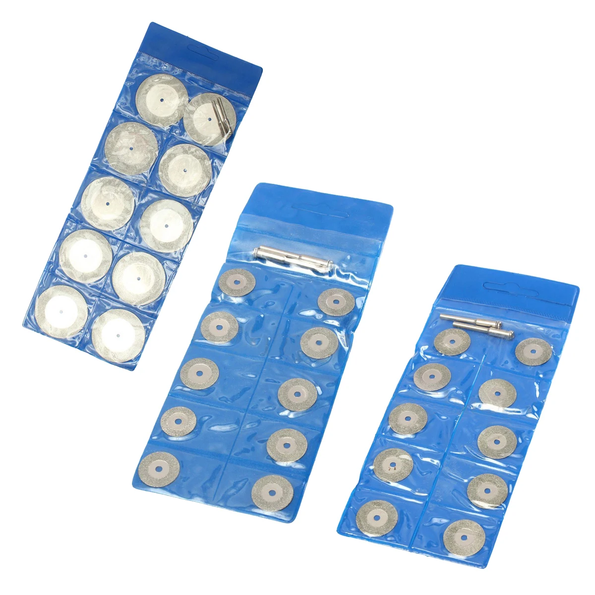 

10 x Diamond Cutting Wheel Discs Blades + 2 Arbor Shaft for Rotary Tools