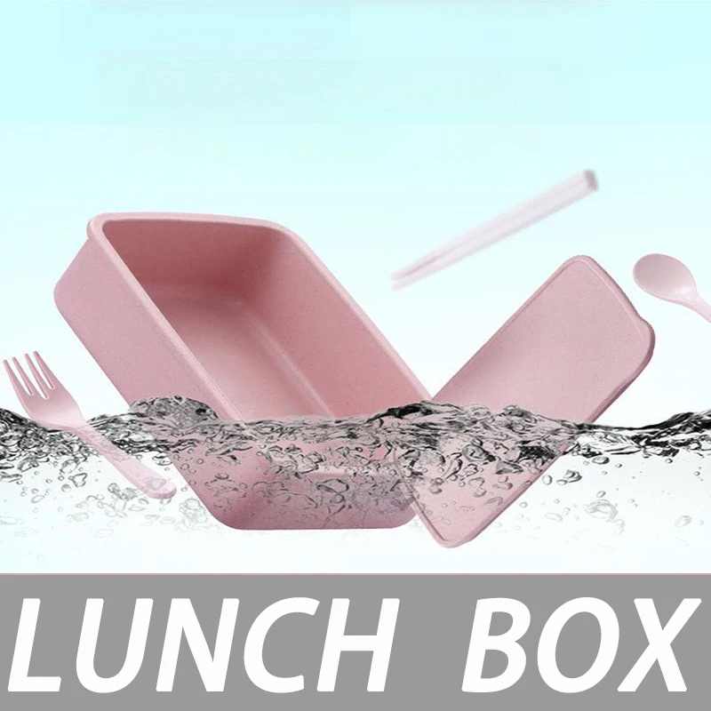 600 мл бамбуковое волокно столовая посуда Bento коробка здоровый контейнер для