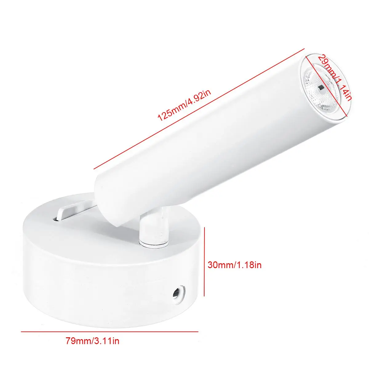 

New 12V-24V Black/White Interior LED Spot Light Reading Ceiling Dome Lamp For Boat Marine RV Caravan Motorhome