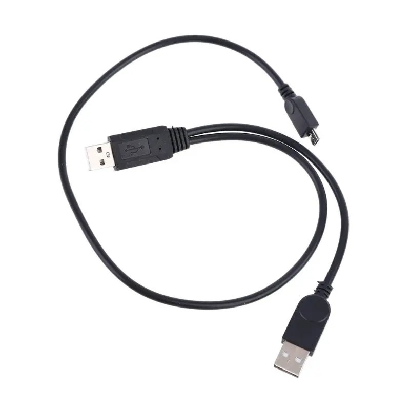 USB к Micro кабель для передачи данных адаптер с источником питания внешнего