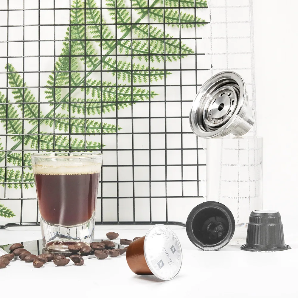 Металлическая кофейная капсула Imellow из нержавеющей стали многоразовый кофейный