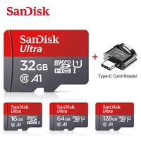 original sandisk memory card 16gb 32gb 64gb class10 128gb 256gb ultra a1 sdhcsdxc 120mbs uhs i flash micro sd card c10 type c