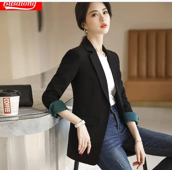 Женский двубортный Блейзер розовый деловой пиджак для офиса весна-лето 2020 |