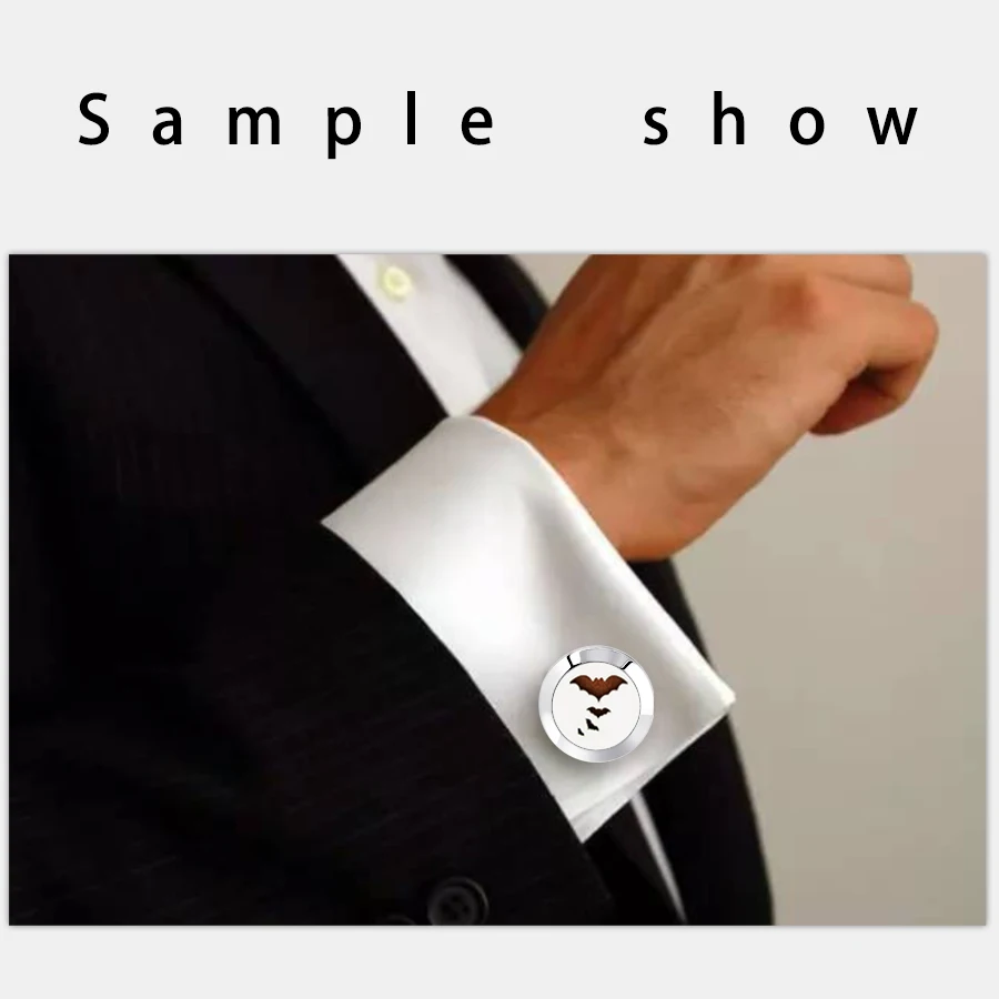 1 пара 20 мм сплав эфирное масло диффузор медальон Оптовая Продажа запонки CH219