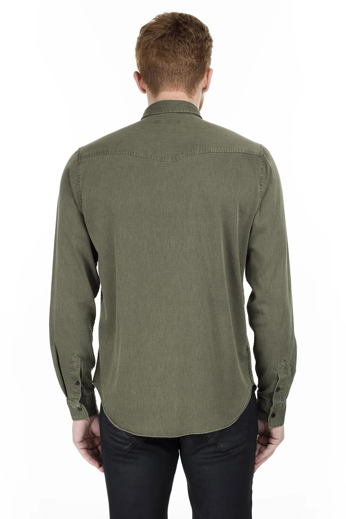 Buratti Male Shirt High Quality Long Sleeve Business Casual Men's Cotton Dress Shirts 5020 H928WESTERN | Мужская одежда