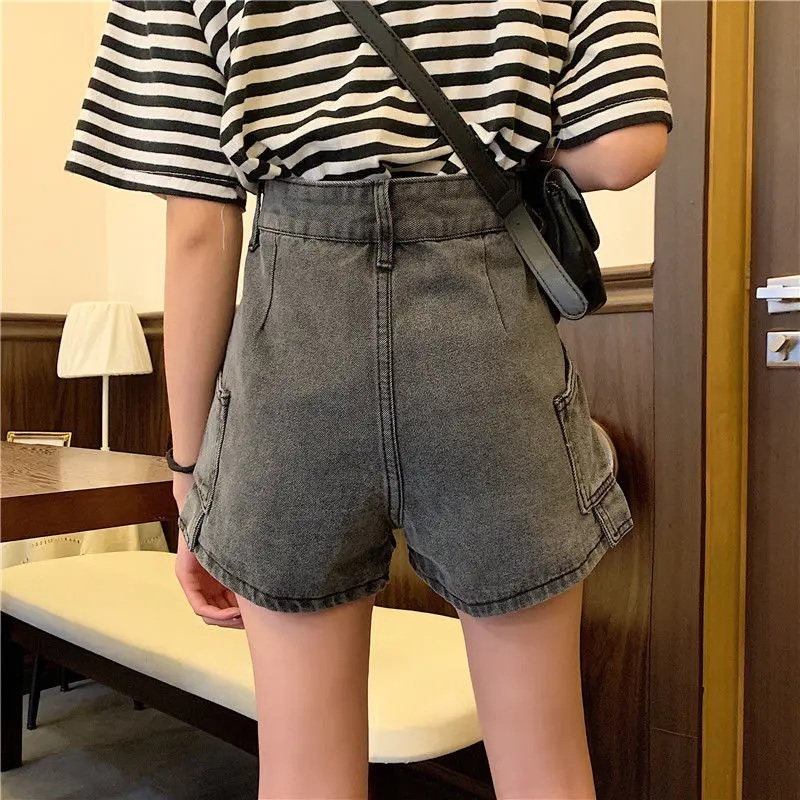 

Shorts Denim Women Leisure Hot Short Trousers Vintage Loose Female Daily Streetwear Harajuku High Waist Stylish Korean Style New