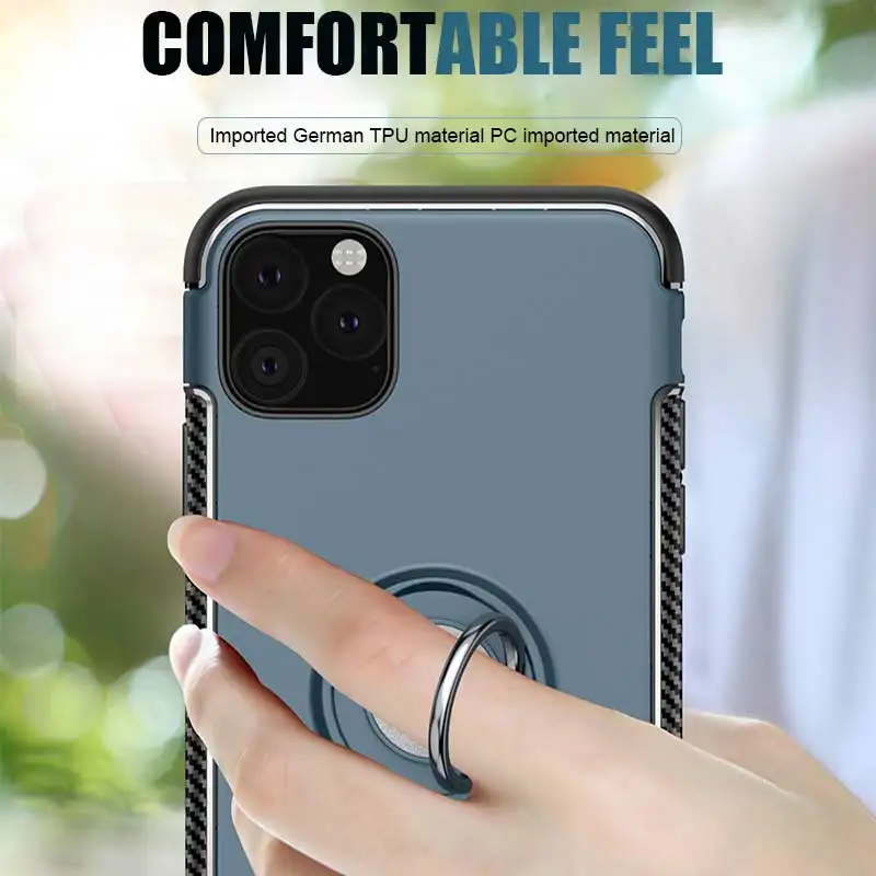 Роскошный силиконовый автомобильный держатель Магнитный чехол для IPhone 11 Pro Max X XS