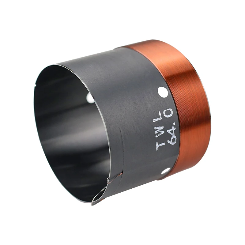 GHXAMP 64 мм басовая звуковая катушка 6Ohm низкочастотный динамик черный алюминий