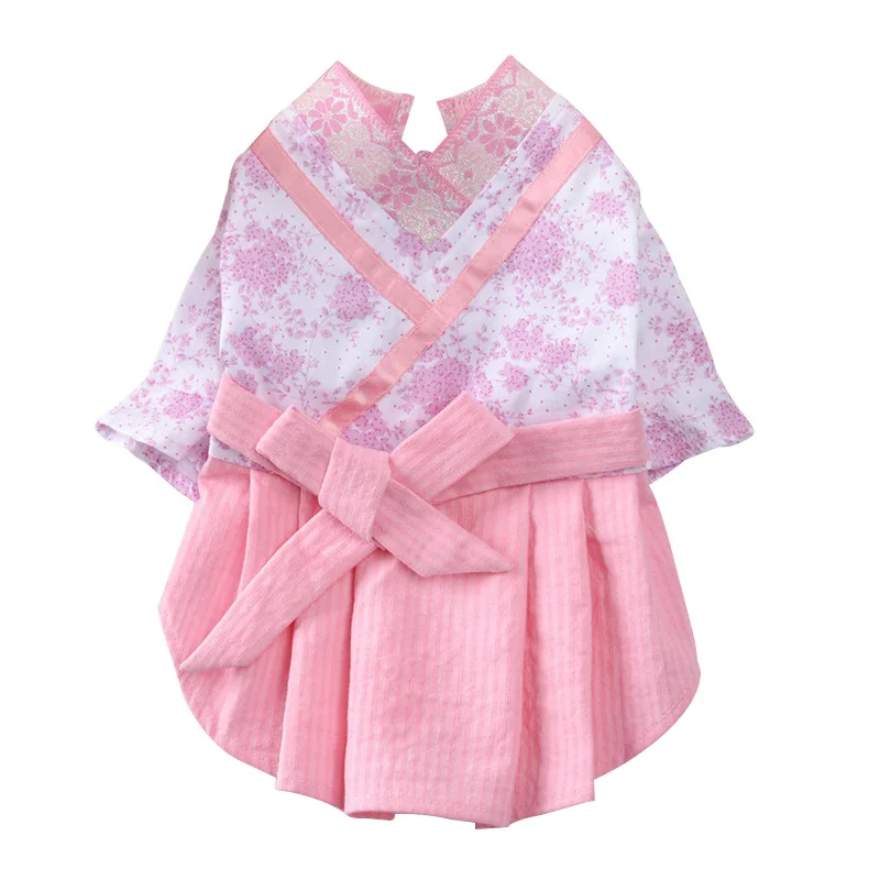 

Cat Hanfu Summer Thin Pet Teddy Small Dog Antique Dog Dress Chinese Dress