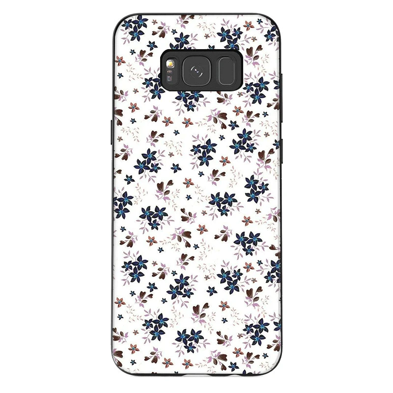 Чехол для телефона samsung J6 A70 A60 A50 A40 A20 A30 A10 A7 A6 A5 A3 A8 A9 крышка красивый цветок |