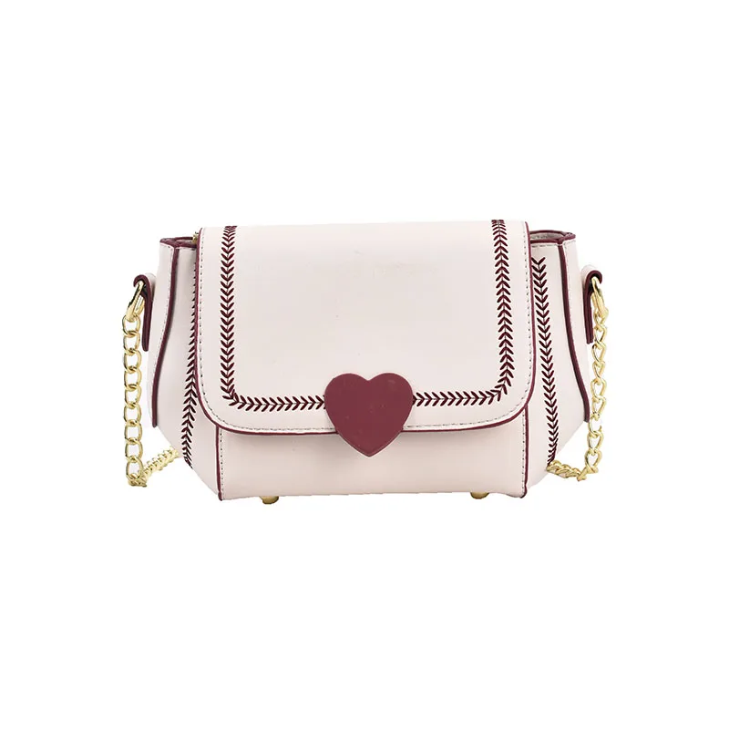 

Luxury Handbag 2021 Fashion New High Quality PU Leather Women's Designer Chain Handbags Casual Sweet Girl Shoulder Messenger Bag