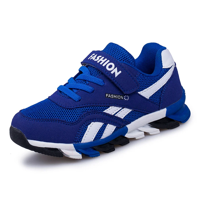 Детские Нескользящие кроссовки из ТПР сетчатая удобная летняя спортивная обувь