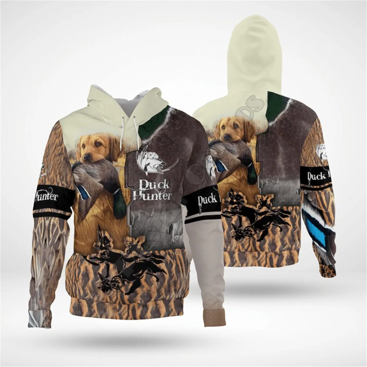 

Duck Hunter 3D Hoodies Printed Pullover Men For Women Funny Sweatshirts Fashion Animal Sweater Drop Shipping 01