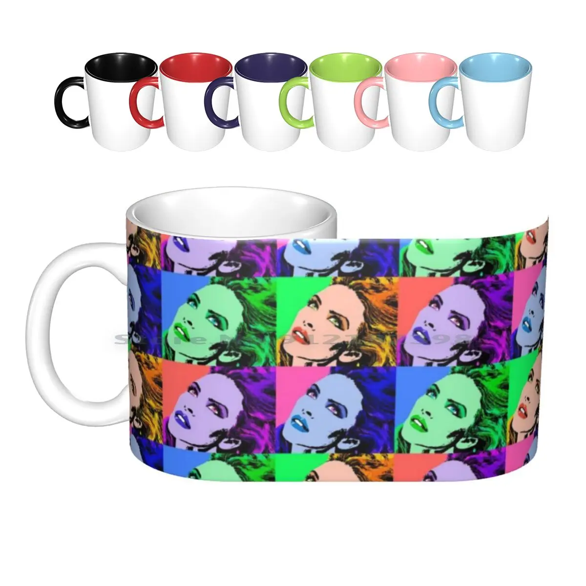 

Kylie Minogue Pop Collage Ceramic Mugs Coffee Cups Milk Tea Mug Kylie Minogue Pop Star Singer Icon Music Pop Music Star Famous