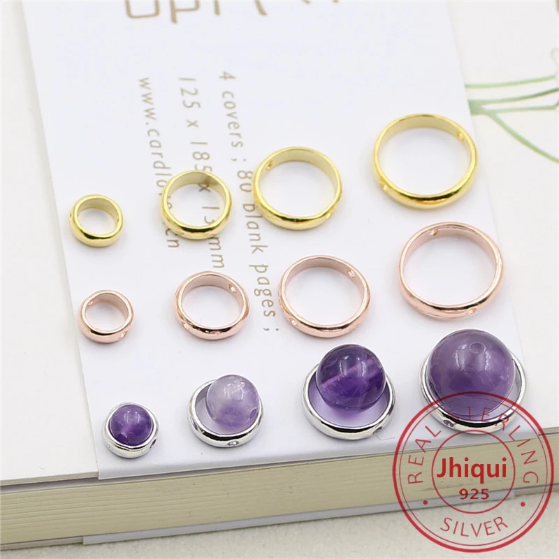 Ювелирные изделия из стерлингового серебра 925 пробы с покрытием розового золота