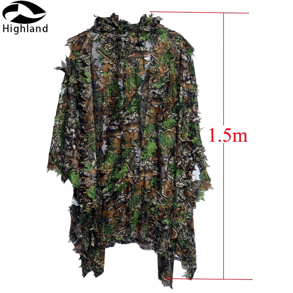 

Hunting Clothing Camouflage Woodland Forest Sniper Ghillie Suit Kit 3D Camouflage Camo Jungle for Shooting Stalking Paintball...
