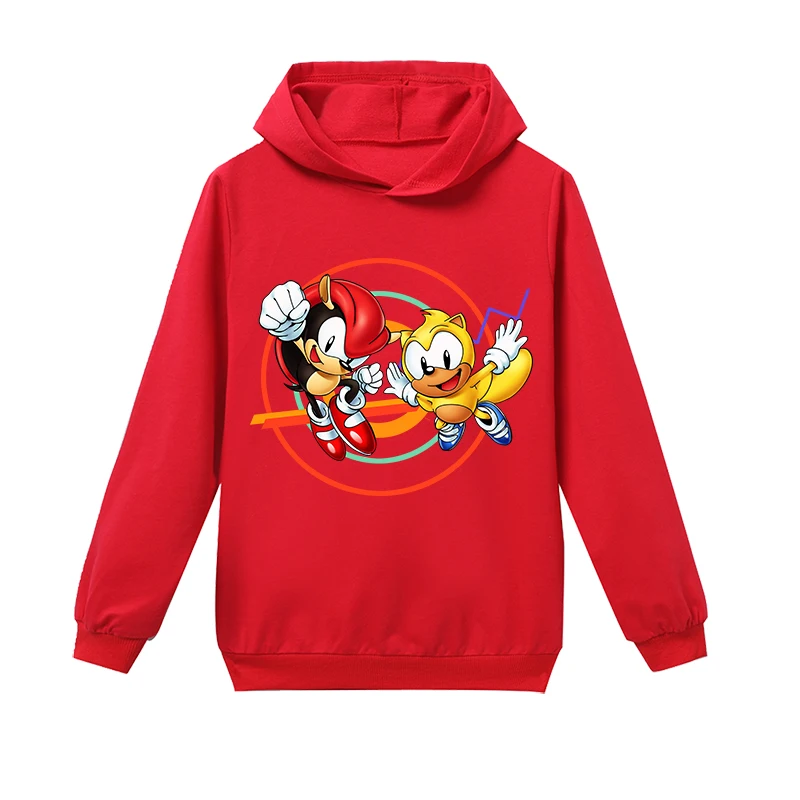 Детская толстовка с длинным рукавом весна-осень Супер Марио Соник модный костюм