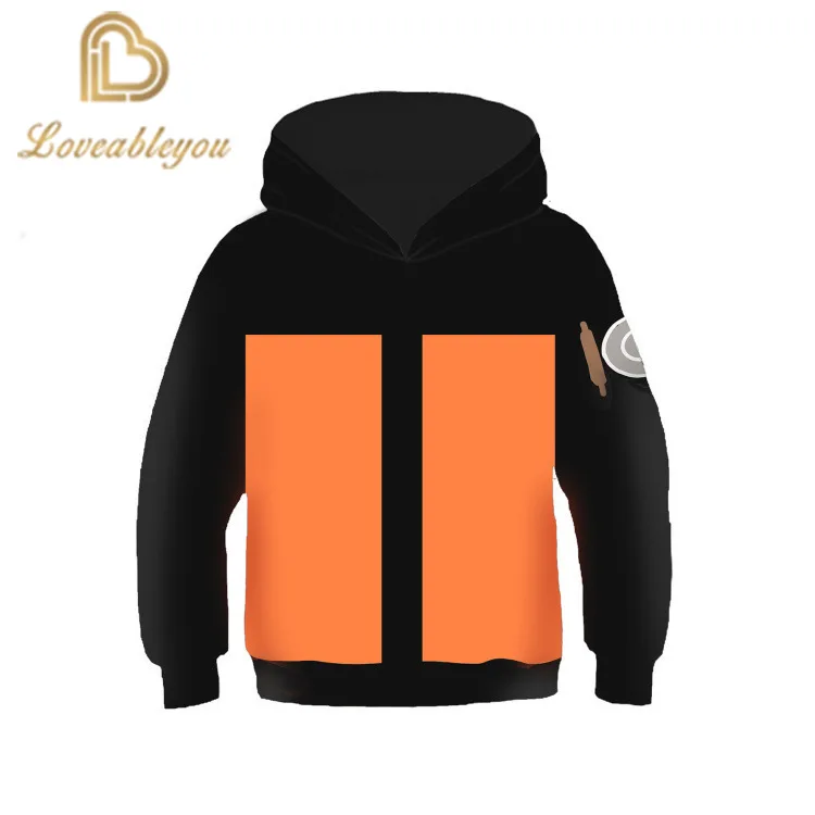 

Naruto Hoodies Cosplay Boys Girls Fashion Streetwear Anime Custom Children Long Sleeve Casual Hoodie Sweatshirts