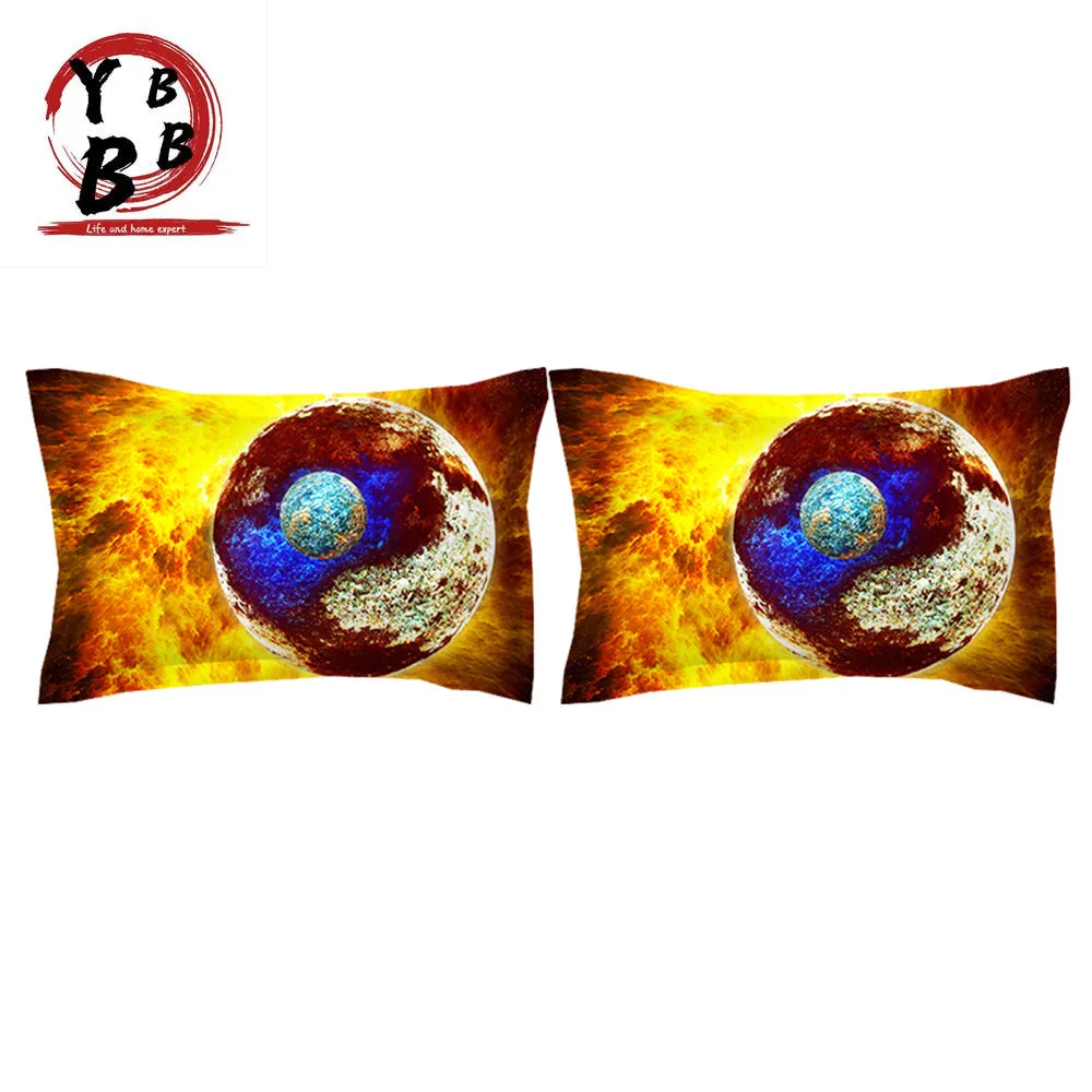 

3D Mysterious Boundless Galaxy Quilt Cover sets Outer Space Bed sheeet Sets Shining Stars Bedding Set Galaxy magic bedclothes