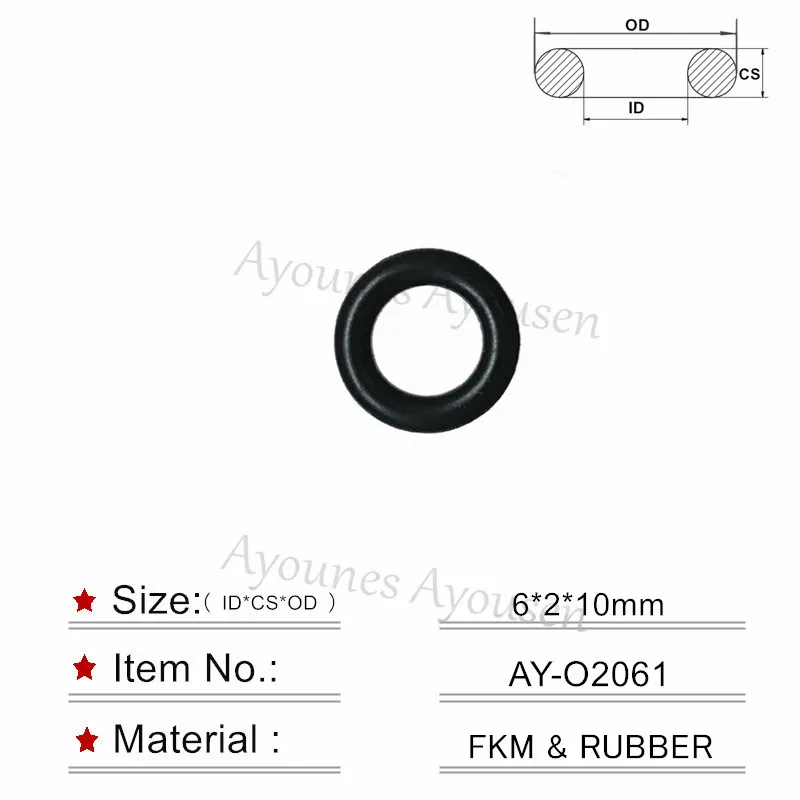 Бесплатная доставка 100 шт. оптовая продажа резиновые прокладки 10*6*2 мм