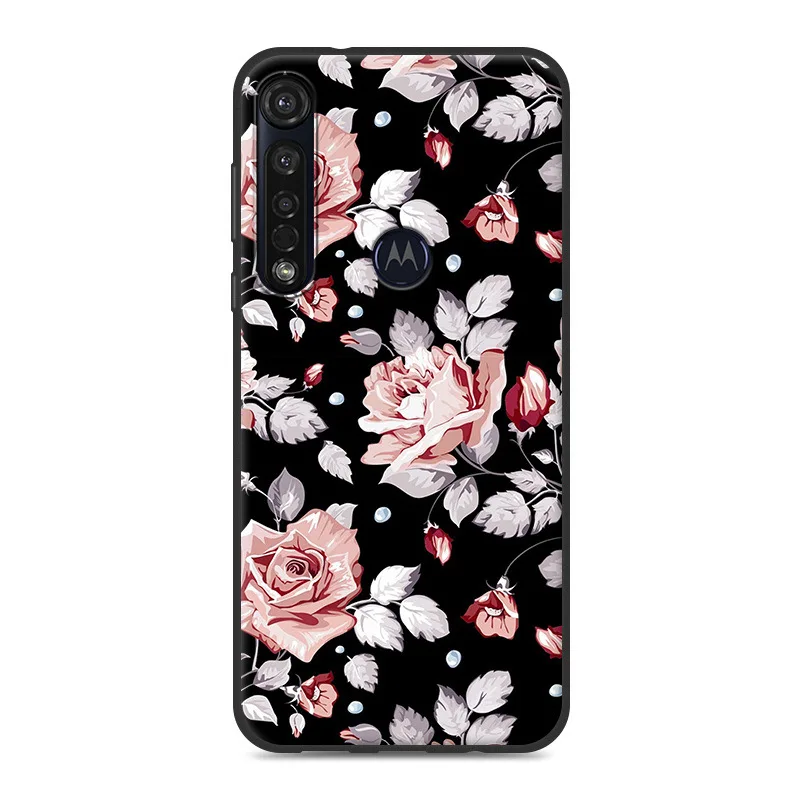 Чехол для Motorola G8 Play, мягкий чехол из ТПУ с рисунком, силиконовый защитный чехол для Motorola Moto G8 Plus# KO - Цвет: Зеленый