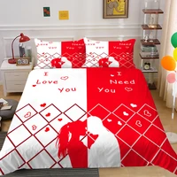 bedding set 23pcs 20 patterns 3d his or her sizes printing duvet cover sets 1 quilt cover 12 pillowcases useuau size