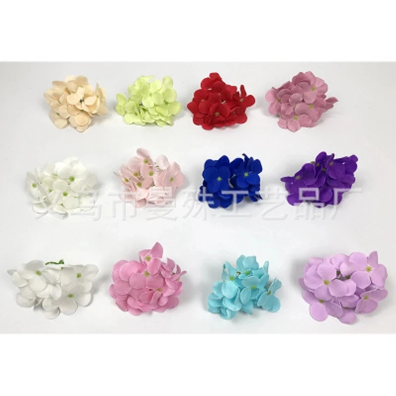 25 шт. Гортензия Мыло Цветок голова Искусственные цветы Свадьба Декор украшение