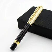 dika wen 821 metal fountain pen with golden clip iridium fine nib 0 5mm fashion writing ink pen for office gift business