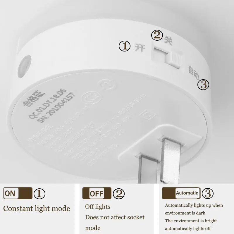 2020 Новый LED Ночник 220 В Smart Switch Гнездо Прикроватная Лампа Для Детей Дети светильник