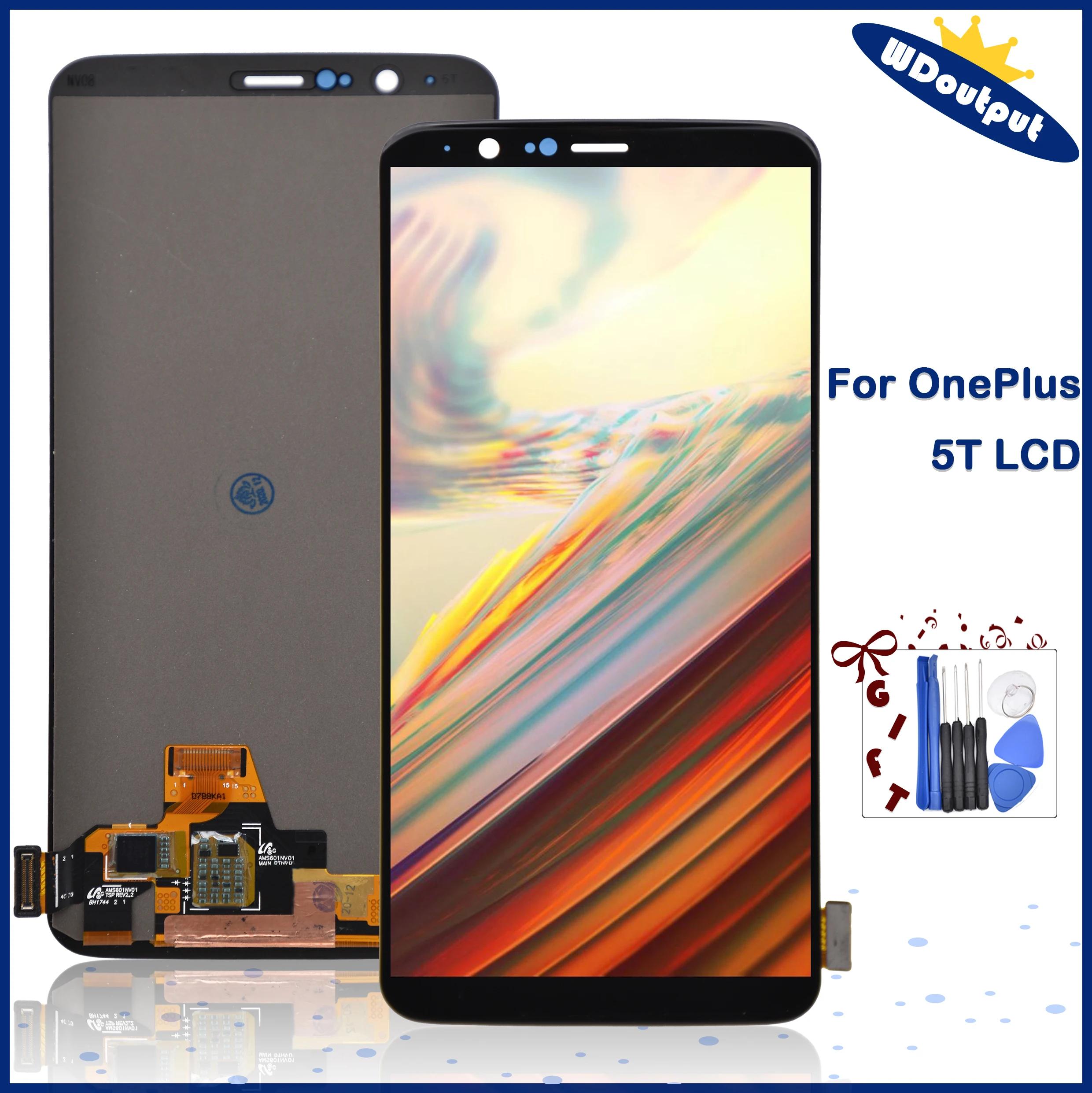 OLED-дисплей 6,0 дюйма, AMOLED 6,01 дюйма для Oneplus 5T, ЖК-дисплей, сенсорный экран в сборе, замена для 1 + 5T A5010, модуль ЖК-дисплея OLED-дисплей 6,0 дюйма, AMOLED 6,01 дюйма для Oneplus 5T, ЖК-дисплей, сенсорный экран в сборе, замена для 1 + 5T A5010, модуль ЖК-дисплея