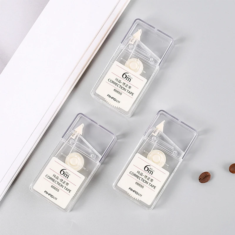 

50LA Quick Dry Correction Tape Simple Style Roller White Out Easily School Stationery