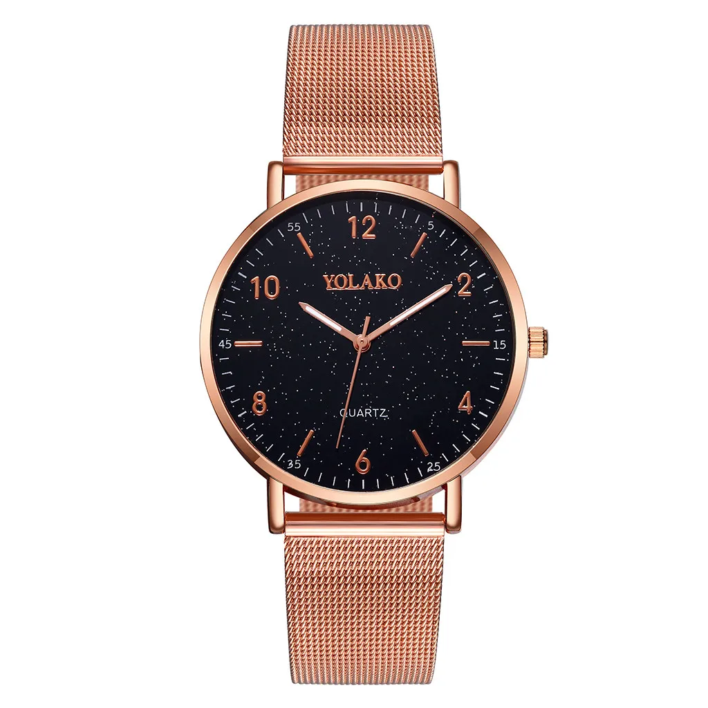 Женские повседневные часы Звездное небо для набора розовый золотой серебряный