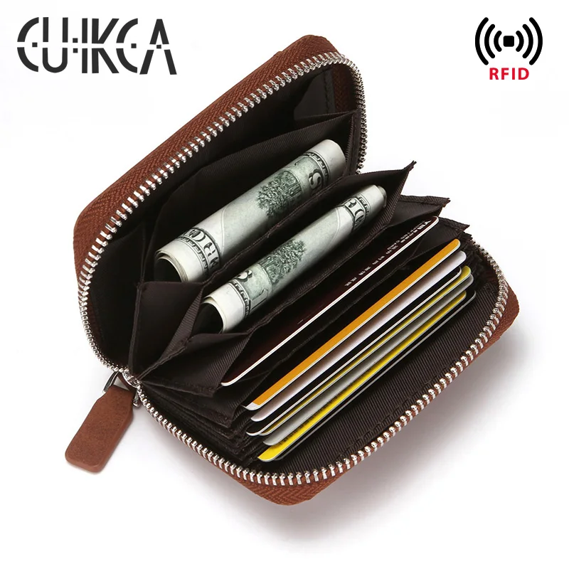 Новинка кошелек CUIKCA с технологией радиочастотной идентификации для женщин и